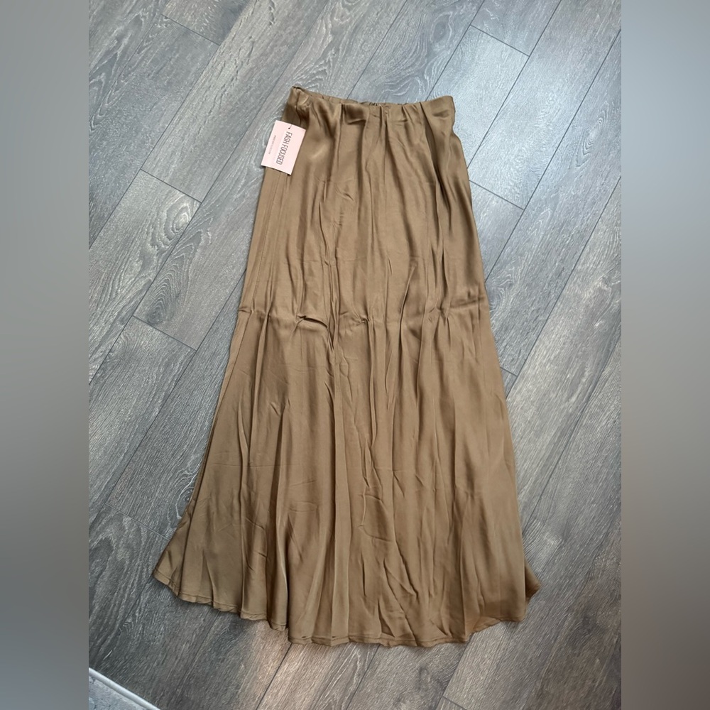 Gold Midi/Maxi Skirt